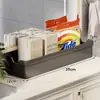 Estante de almacenamiento para baño, móvil con ruedas, carrito multifuncional para baño y inodoro, organizador de almacenamiento en capas para detergente de lavandería