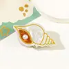 Presilha de Cabelo Fofa Desenho Animado Animal Série Oceano Pequena Imitação Acetato Concha Golfinho Estrela do Mar Franja Lateral Filhote