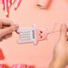 Labirinto Calculadora Ursinho 8 Dígitos Silicone Desenho Animado Fofo Portátil Pingente Calculadora Chaveiro Ornamento Calculadora