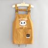 Delantal de Moda Repelente al Agua de Manga Larga para Cocina Ropa de Trabajo para el Hogar para Cocinar y Catering Delantal Especial para Trabajo Bata con Estampado