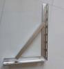 Venda por atacado galvanizado triângulo ferro suporte suporte prateleira ponte poder gás suporte de suporte de parede alongada em linha reta