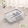 Caja de almacenamiento plegable para ropa con ventana única para visibilidad, caja de almacenamiento de tela de gran capacidad para ropa y pantalones, caja de almacenamiento a prueba de polvo y humedad para artículos diversos