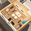 Caja Organizadora de Cosméticos en el Cajón, Tocador, Organizador de Productos para el Cuidado de la Piel y Mascarillas Faciales para Escritorio, Estante de Almacenamiento
