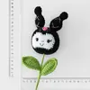 Día del niño de Navidad 520 muñeca de flor de lana hecha a mano Rama de flor grande puesto de tienda de flores del mercado nocturno producto terminado