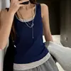 Blusas tipo camisola de dos piezas sintéticas cuidadosamente seleccionadas para mujer con diseño único, nuevo estilo primavera/verano, prendas de abrigo y tops básicos de moda