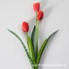 Ramo de tulipanes de 3 cabezas, simulación de tulipán, para boda, hogar, sala de estar, flores decorativas, tela de seda, flores artificiales falsas, accesorios de fotografía al por mayor