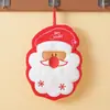 Toalla de Mano de Dibujos Animados Lindos Estilo Coreano Colgante Absorbente de Agua Secado Rápido Limpiar Triple Capa Engrosada Felpa de Coral Pañuelo de Cocina