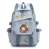 Mercancía de la colaboración Harry Potter Despertar Mágico: lindo morral de estudiante de dibujos animados, morral con tema de Hogwarts