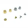 Spot Wholesale Accesorios de Ferretería para Bolsos Tornillos Tachuelas Inferiores Accesorios para Bolsos DIY Tachuelas de Cubo de Aleación de Zinc Fundido a Presión