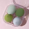 Explosiones recomiendan remojar en agua Big Beauty Makeup Egg Borla de polvo de doble uso seca y húmeda Huevo de maquillaje Esponja de huevo de maquillaje Herramienta de maquillaje de belleza Borla de polvo