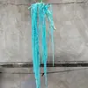 Buquê de Flores Secas com Flores Permanentes, Milhete Vermelho de Seda para Casamento, Borla Pendurada, Material de Flor para Pendurar