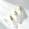 Yueshunxing Botella de Crema para Ojos al Vacío con Cabezal de Silicona Personalizada Material de Empaque Cosmético Portátil Tubo con Spray Chapado en Oro Tubo para Mascarilla de Labios