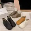 Zapatos de Mujer de Caña Alta con Terciopelo y Grosor Extra Otoño/Invierno 2026 Zapatos sin Cordones para Personas Mayores Zapatos Cálidos para Madres de Mediana Edad y Mayores Dropshipping