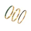 Pulseira de Aço Titânio, Pulseira de Unha com Zircônia para Mulheres, Sensação de Alto Padrão, Popular na Europa e América, Joia de Pulseira Aberta que Não Desbota
