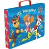 Pasta de plástico decorada (com alça) Patrulha Canina Masculino 40mm