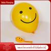 Balão personalizado de 10 polegadas 12 polegadas ins rosto sorridente rede vermelha infantil balão amarelo limão pacote de expressões balão rosto sorridente do sol