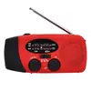 Rádio Prevenção de Desastres Lanterna Solar de Emergência com Bluetooth Geração de Energia Manual Iluminação Externa Multifuncional Rádio