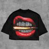 Moda transfronteriza 2024 nuevo manga siete cuartos impresión digital 3D para hombre y mujer manga corta cuello redondo camiseta de manga corta productos de fabricantes