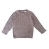 Liquidación, Sin Devoluciones ni Cambios: Suéter Base de Punto Redondo para Niñas Estilo Ins Otoño e Invierno, Suéter de Lana Base Jacquard de Canalé para Bebé Niña