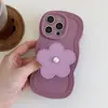 Soporte de Flores Elegante Estilo Ins Japonés y Coreano Adecuado para Funda de Teléfono Móvil Apple 16 iPhone 17 Pro Max 14/15 Mate