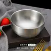 304 Bol de Arroz Coreano Dorado Doble Bol de Postre Bol de Kimchi Cocina Platos Pequeños Vajilla Coreana Comercial