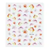 Al por mayor al contado transfronterizo Pegatinas para Uñas Arte de Uñas Sol Arcoíris Caballo Blanco Pequeño Unicornio Lindo Pegatinas para Uñas Infantiles Calcomanías