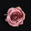 Rosas artificiais para decoração de cena de casamento e confissão, decoração externa, cabeças de flores de seda, rosas artificiais no atacado