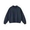 2026 Nuevo Sudadera de Marca de Moda de Peso Pesado de 350G con Cuello Semi-Alto, Holgada Casual, Unisex, Patrón Personalizable, Logo