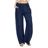 Ropa de mujer transfronteriza 2026 nuevo estilo europeo y americano Amazon eBay talla grande holgada algodón y lino casual pantalones largos para mujer