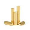 Coluna de cobre de dupla passagem de padrão vertical redondo M2 porca de cobre oco coluna de suporte coluna bateria mainboard isolamento coluna coluna de suporte