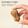 Adorno de sándalo verde para sostener en la mano, decoración de escritorio con forma de col, artículo de artesanía creativa, decoración para coche, adorno para mesa de té, personalizable