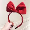 Diadema de lazo elegante de celebridad de Internet japonesa y coreana, pasador lindo, dulce, simple, para fotos, pajarita, diadema tridimensional, tocado para mujer