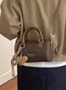 Yue Zi 2026 Otoño Temprano Nuevo Estampado de Leopardo Retro Bolso Pequeño Moda Versátil Bolso de Hombro Cruzado Bolso Boston Almohada