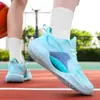 Tênis de Basquete Antiderrapante Resistente ao Desgaste Absorvente de Choque para Combate Real para Homens e Mulheres Ultraleve Respirável Estudante Casual Corrida Esportes Tênis Tendência