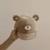 Gorros para Bebé con Forma de Animal de Dibujos Animados, Estilos de Otoño e Invierno para Bebés y Niños Pequeños, Gorras de Béisbol con Visera Suave para Niños y Niñas en Otoño