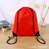 Bolsa de Cordão de Poliéster 210D em Estoque para Eventos de Maratona, Bolsa de Armazenamento Oxford, Bolsa de Ombro Duplo para Basquete