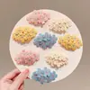 Presilhas de Cabelo Infantis Dopamine, Presilhas de Cabelo de Flor Doces e Fofas para Meninas, Presilhas Laterais de Flor de Cerejeira, Presilhas para Franja de Estudante