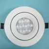 Lâmpada de teto led downlight embutido 7W carcaça de lâmpada de teto preto branco Taiwan fixo fabricante Zhongshan