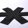 Porta-Panela de Feltro Preto Não Tecido Estilo Alemão Antiderrapante Almofada Isolante para Panela de Sopa Protetor de Panela Pacote Combinado Grande, Médio e Pequeno