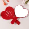 Fábrica de Espejos Pequeños Venta al por Mayor Espejos con Temática de Amor, Espejos de Maquillaje, Espejos de Mano para Mujeres, Espejos de Regalo Portátiles Personalizados, Espejos de Maquillaje Portátiles