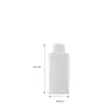 60/100/120ml/140ml Botella Blanca Esmerilada de Viaje Rellenable para Loción Material PET Set Cosmético Spray