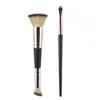 Set de 3 Brochas de Maquillaje Transfronterizo: Brocha para base de maquillaje en forma de lengua, Brocha para polvos sueltos, Brocha para mascarilla con diseño de mármol, Herramientas con cabezal de silicona ¡Ya disponibles!