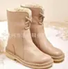 Botas de Nieve Spot 2020 Invierno Nuevas Europeas y Americanas Talla Grande 43 Botas de Longitud Media Versátiles Botas de Algodón Martin para Mujer Talla Grande