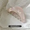 Presilha de Cabelo Cinza Estilo Coreano para Mulheres, Novo Design de Alta Qualidade para Cabelos Finos, Presilha para Rabo de Cavalo, Presilha de Tubarão para Meio Preso na Parte de Trás da Cabeça