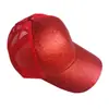 Comercio Exterior de Amazon Transfronterizo Gorra de Lentejuelas y Brillo para Niños Gorra de Béisbol Camuflada Gorra para Cola de Caballo Infantil Gorra con Visera con Apertura Trasera