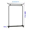 Novo Rack de Exposição Retrô Estilo Chinês para Loja de Roupas, Cabideiro de Chão, Rack de Ilha, Conjunto de Cabideiros, Rack para Qipao e Hanfu