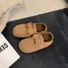 Zapatos Birkenstock de Suela Gruesa, que Aumentan la Altura, Forrados de Borrego para Invierno para Mujer, Nuevo Modelo 2026, Piel Genuina, Completamente Cerrados, Impresionantes Zapatos Birkenstock para Mujer con Estampado de Leopardo