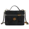 Bolso Retro Ropa de Trabajo para Mujer Otoño e Invierno 2025 Nueva Moda Bolso Bandolera Sencillo Lonchera Bolso Cruzado de Cadena Acolchado