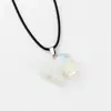Colgante de Cristal Tallado Transfronterizo, Piedra de Ágata Natural Finamente Tallada Ojo de Tigre Animal Elefante Vintage Artístico Collar Joyería
