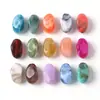 Cuentas Irregulares de Acrílico Tinta China Dos Tonos Forma Irregular Agujero Recto Hilo Cuentas Nube Accesorios para Pulseras DIY Venta al por Mayor